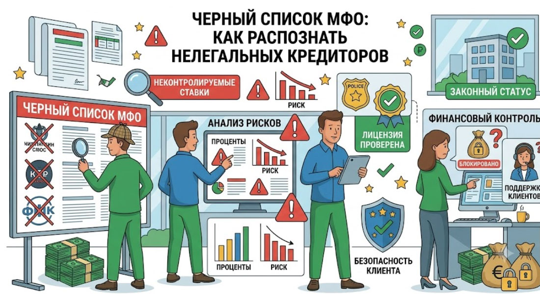 Черный список МФО: как распознать нелегальных кредиторов в 2026 году