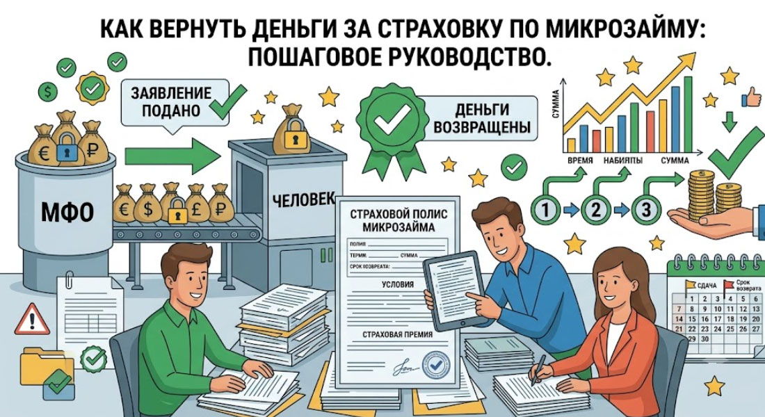 Как вернуть деньги за страховку по микрозайму: пошаговое руководство 2026